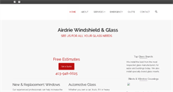 Desktop Screenshot of airdrieglass.com